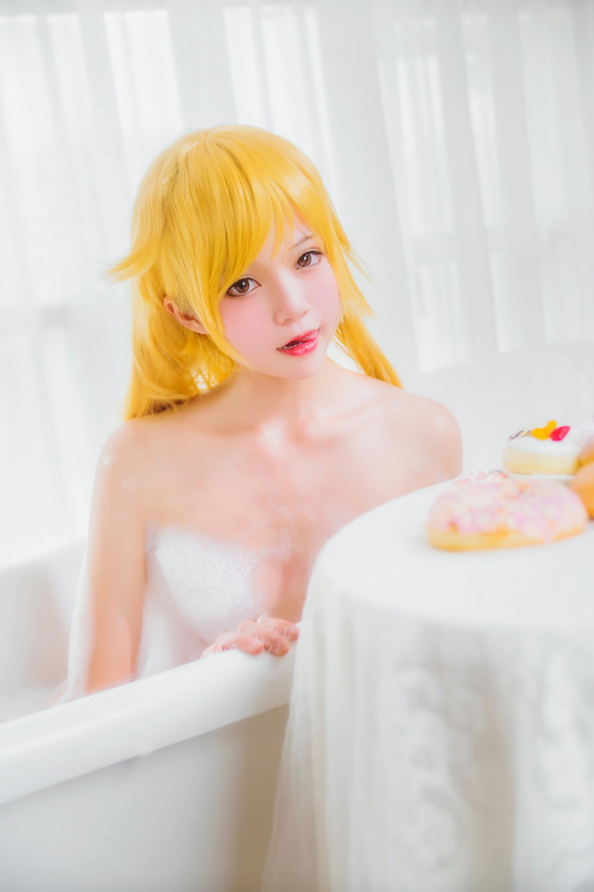 萝莉风COS桜桃喵–小忍浴缸-COSPLAY