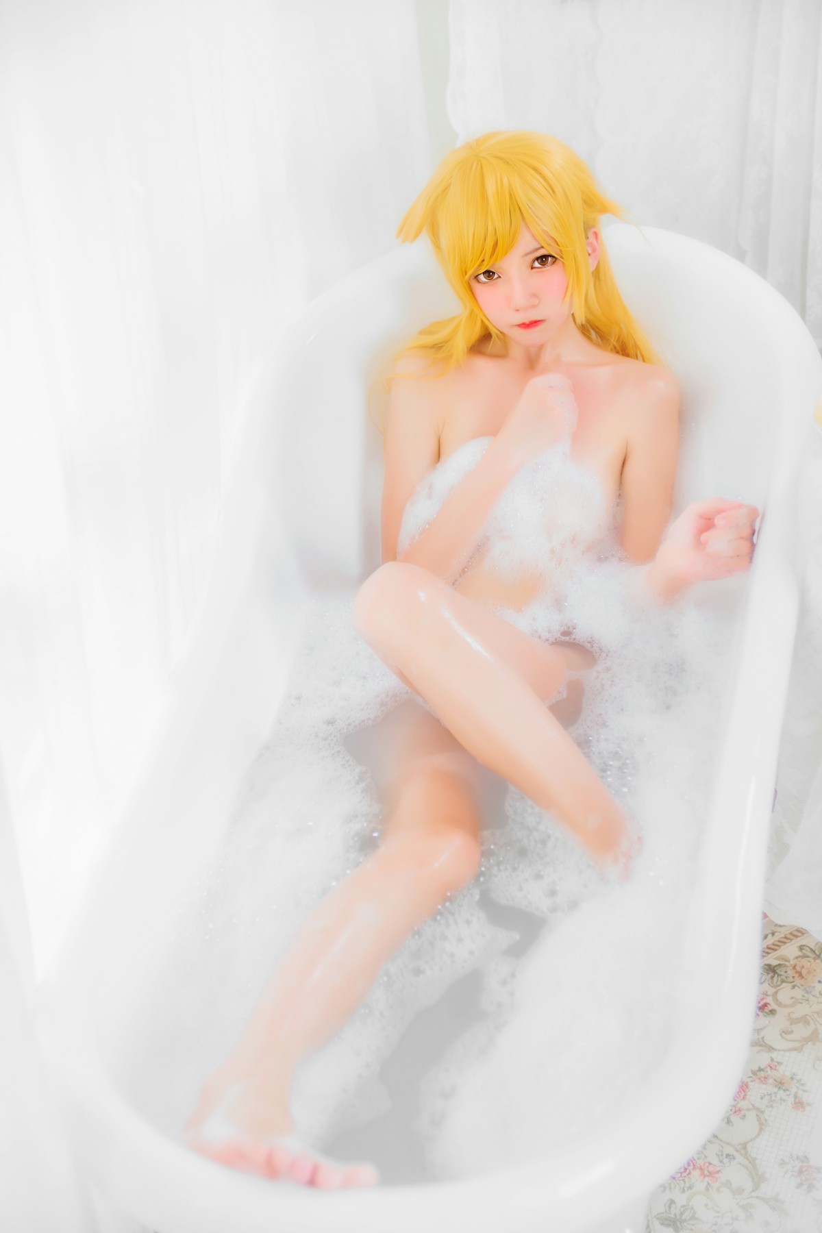 萝莉风COS桜桃喵–小忍浴缸-COSPLAY