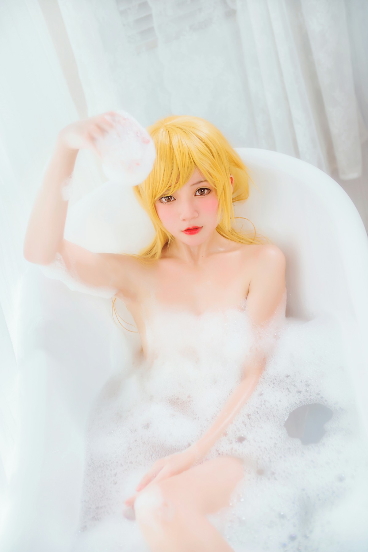 萝莉风COS桜桃喵–小忍浴缸-COSPLAY