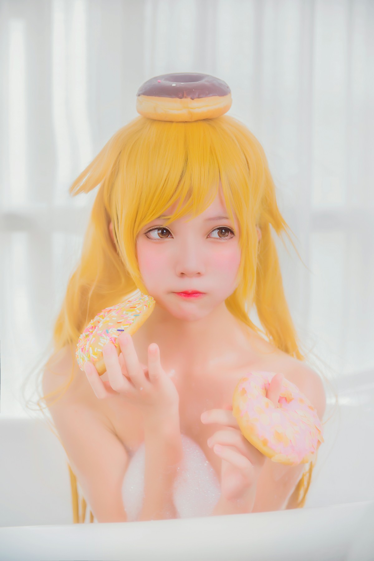 萝莉风COS桜桃喵–小忍浴缸-COSPLAY