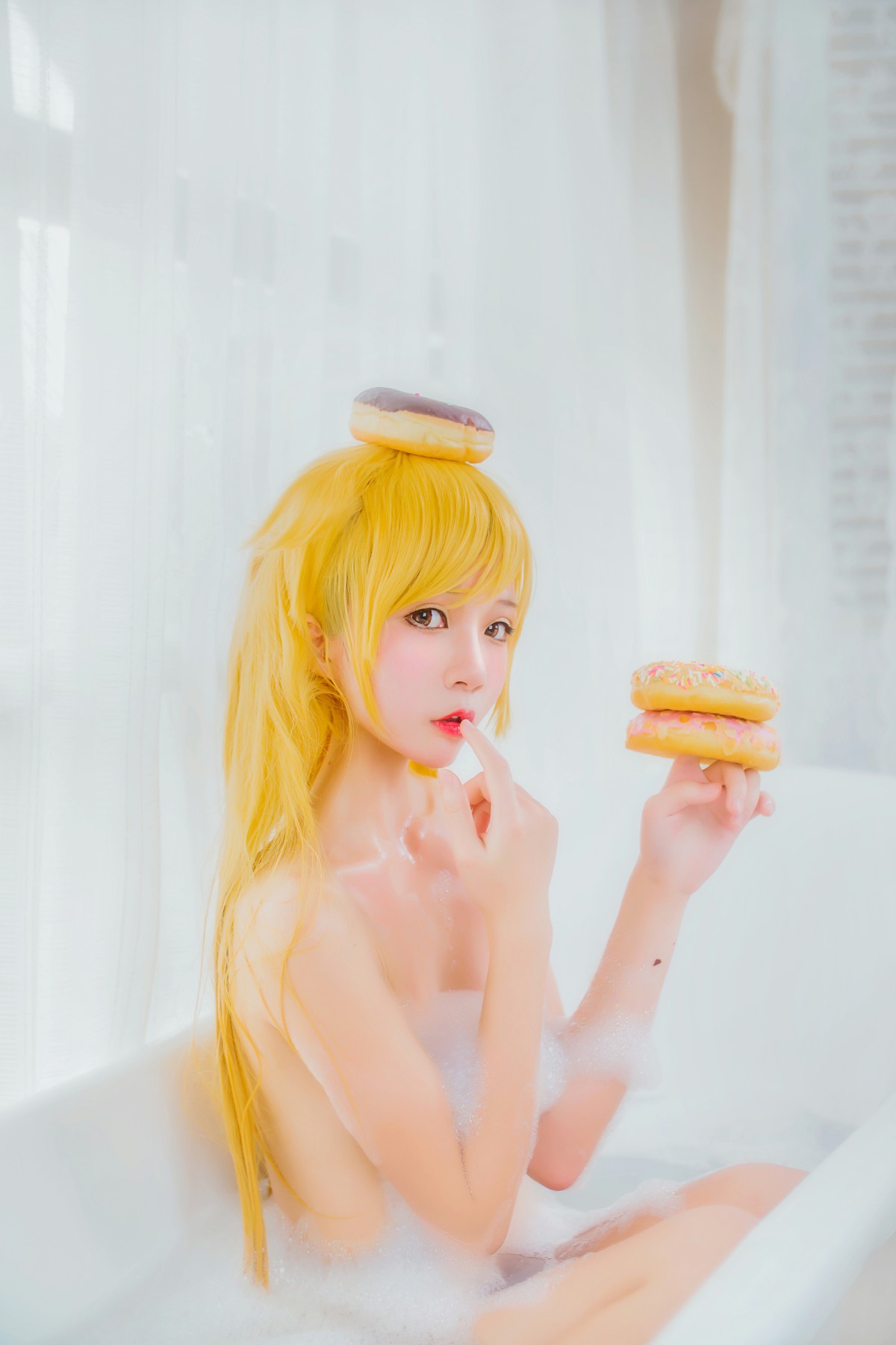 萝莉风COS桜桃喵–小忍浴缸-COSPLAY