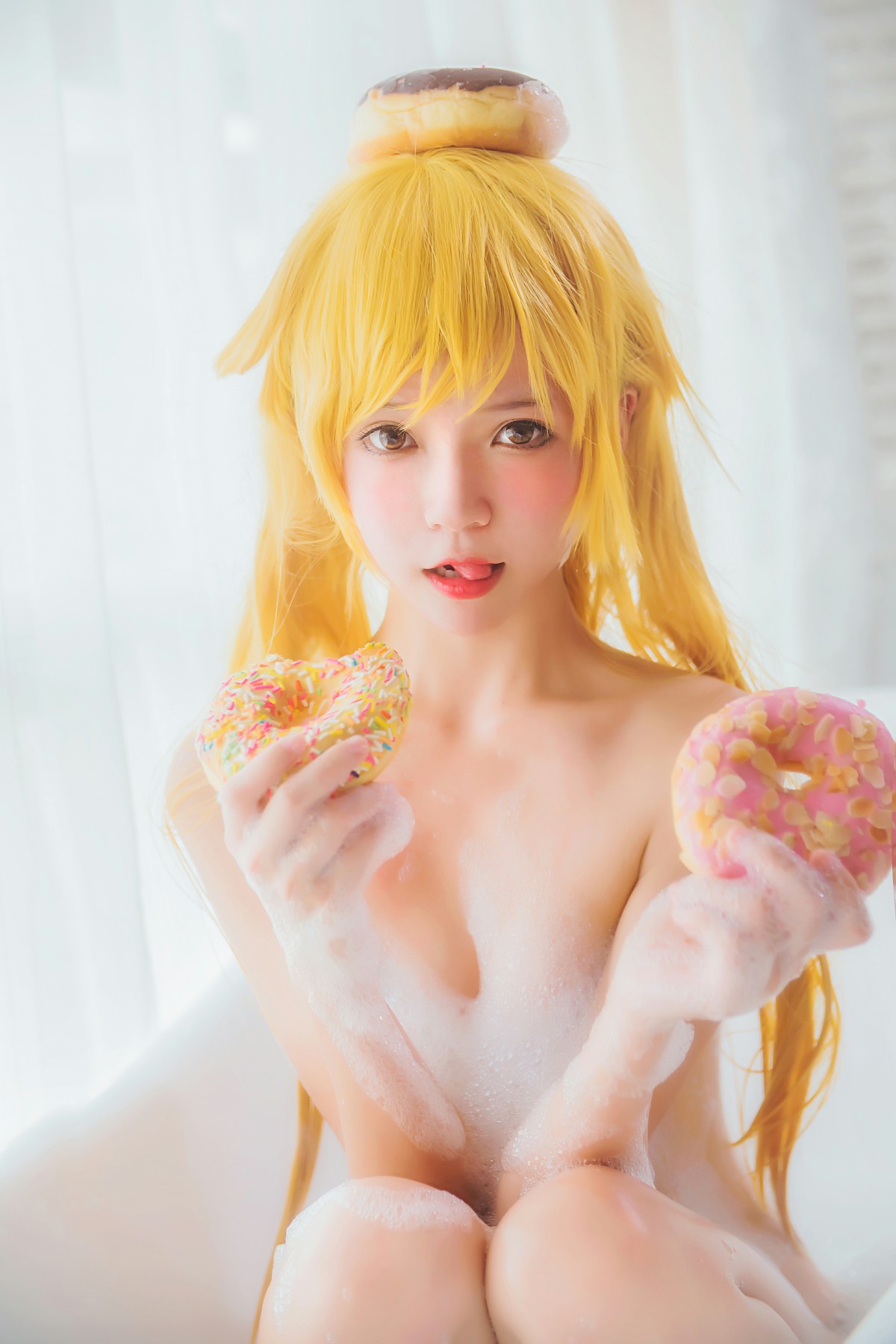 萝莉风COS桜桃喵–小忍浴缸-COSPLAY