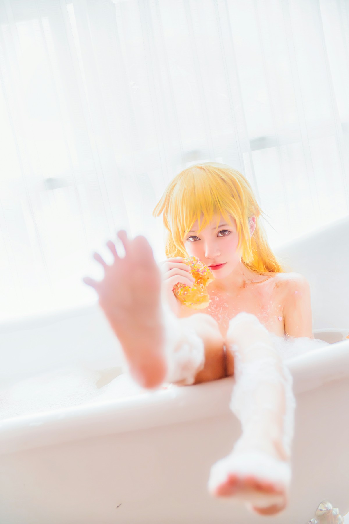 萝莉风COS桜桃喵–小忍浴缸-COSPLAY