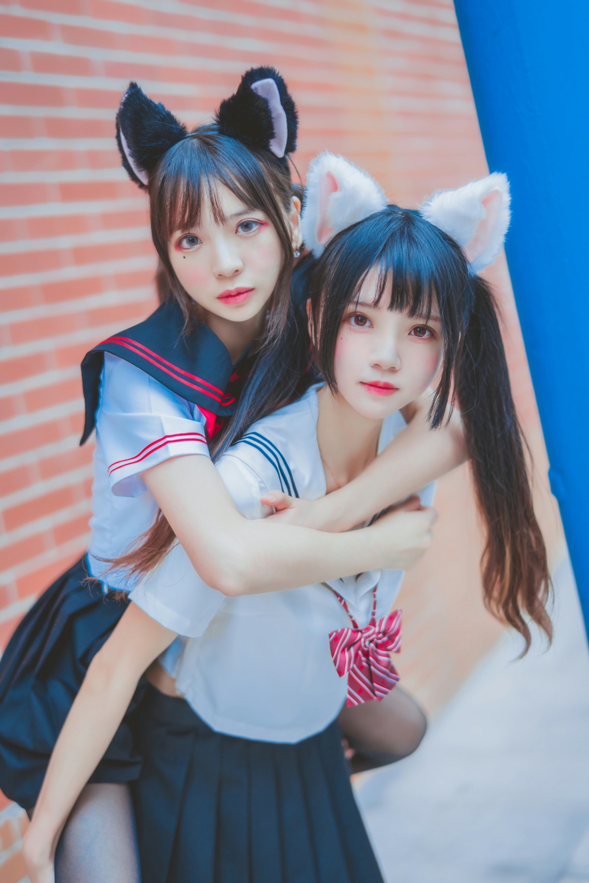 萝莉风COS桜桃喵&amp;疯猫ss–JK百合2-COSPLAY