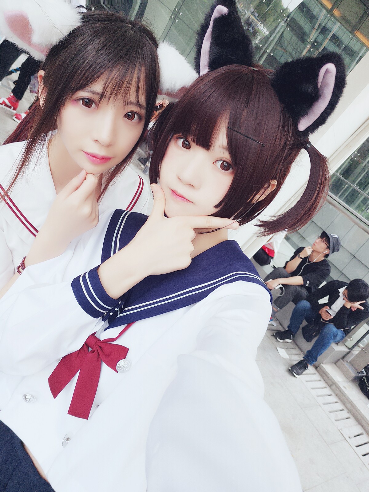 萝莉风COS桜桃喵&amp;疯猫ss–JK百合2-COSPLAY