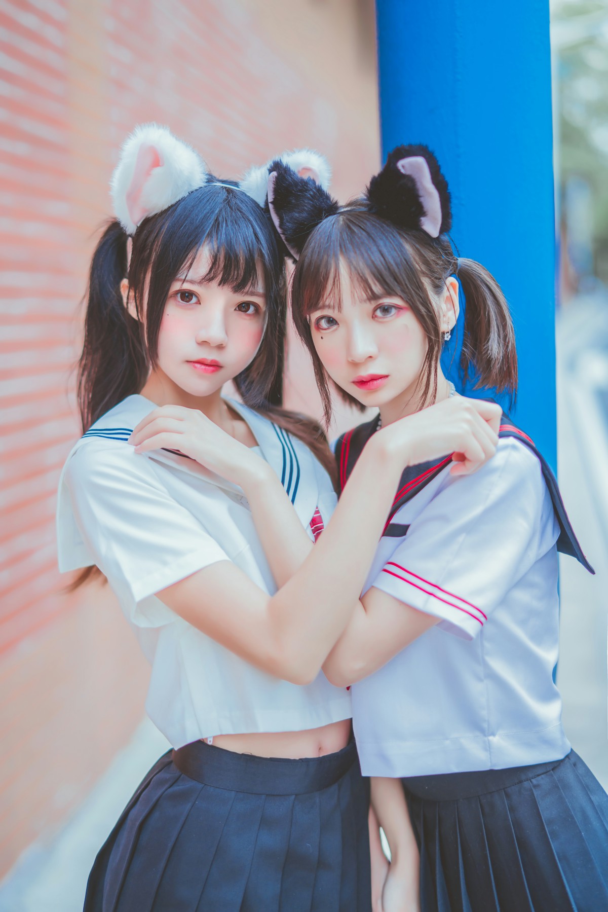 萝莉风COS桜桃喵&amp;疯猫ss–JK百合2-COSPLAY