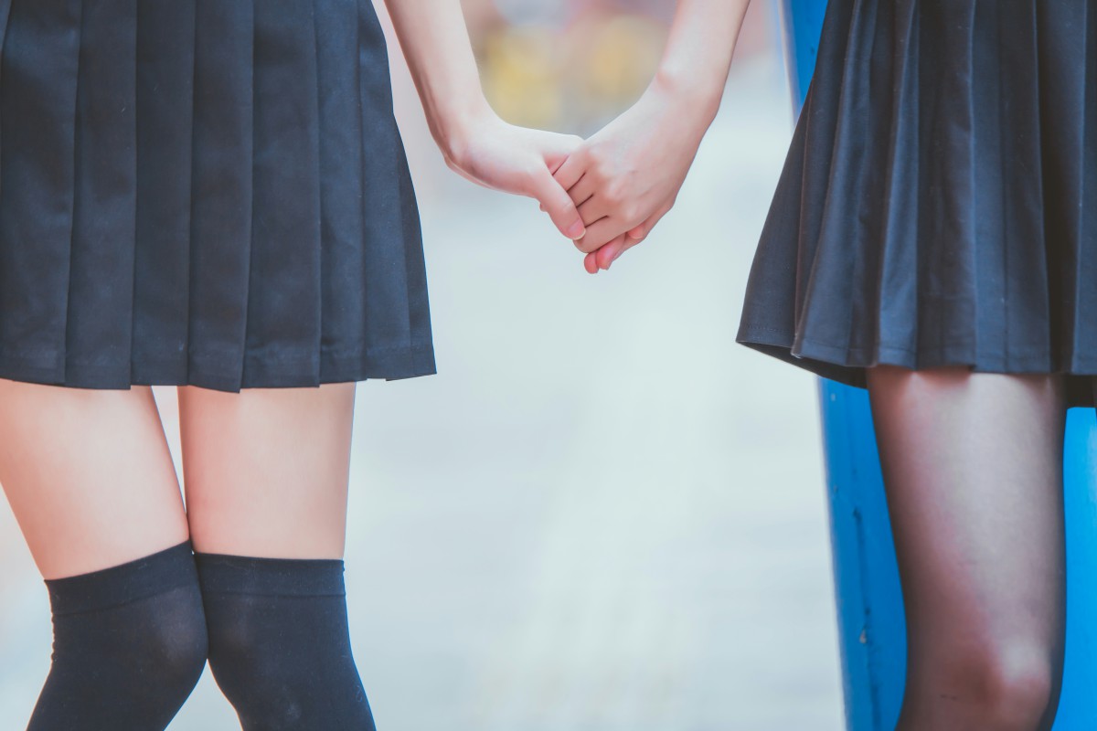 萝莉风COS桜桃喵&amp;疯猫ss–JK百合2-COSPLAY