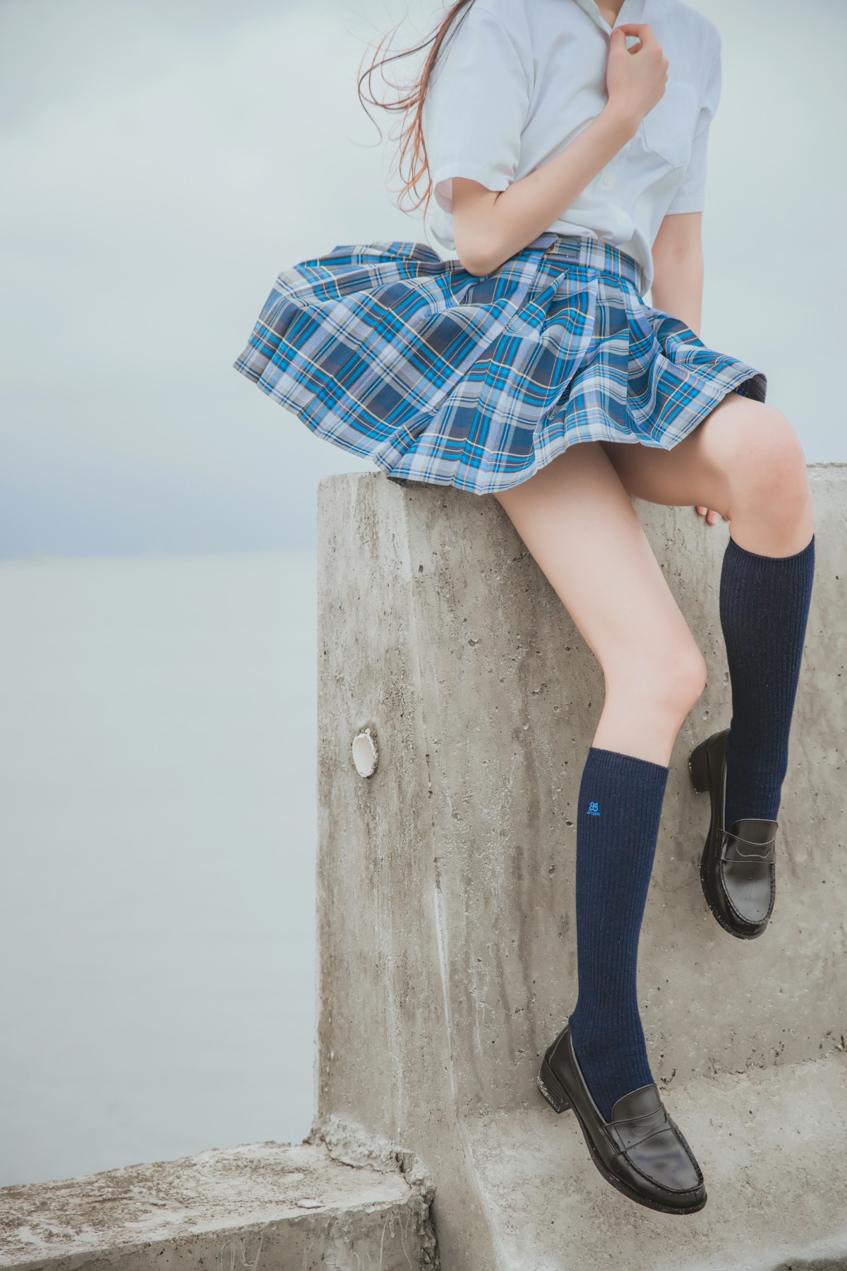 萝莉风COS桜桃喵–耳畔的风-COSPLAY