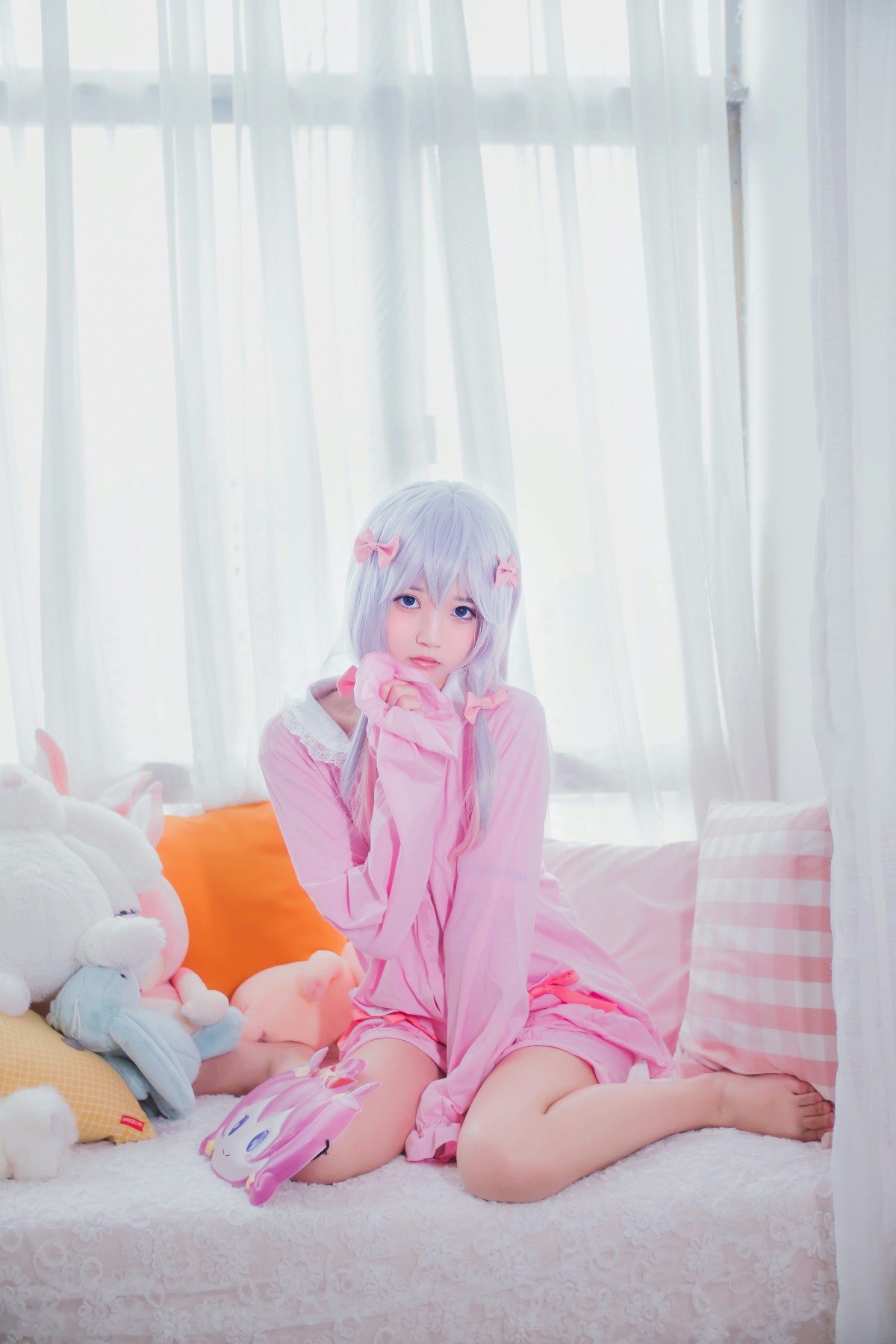 萝莉风COS桜桃喵–纱雾COS-COSPLAY