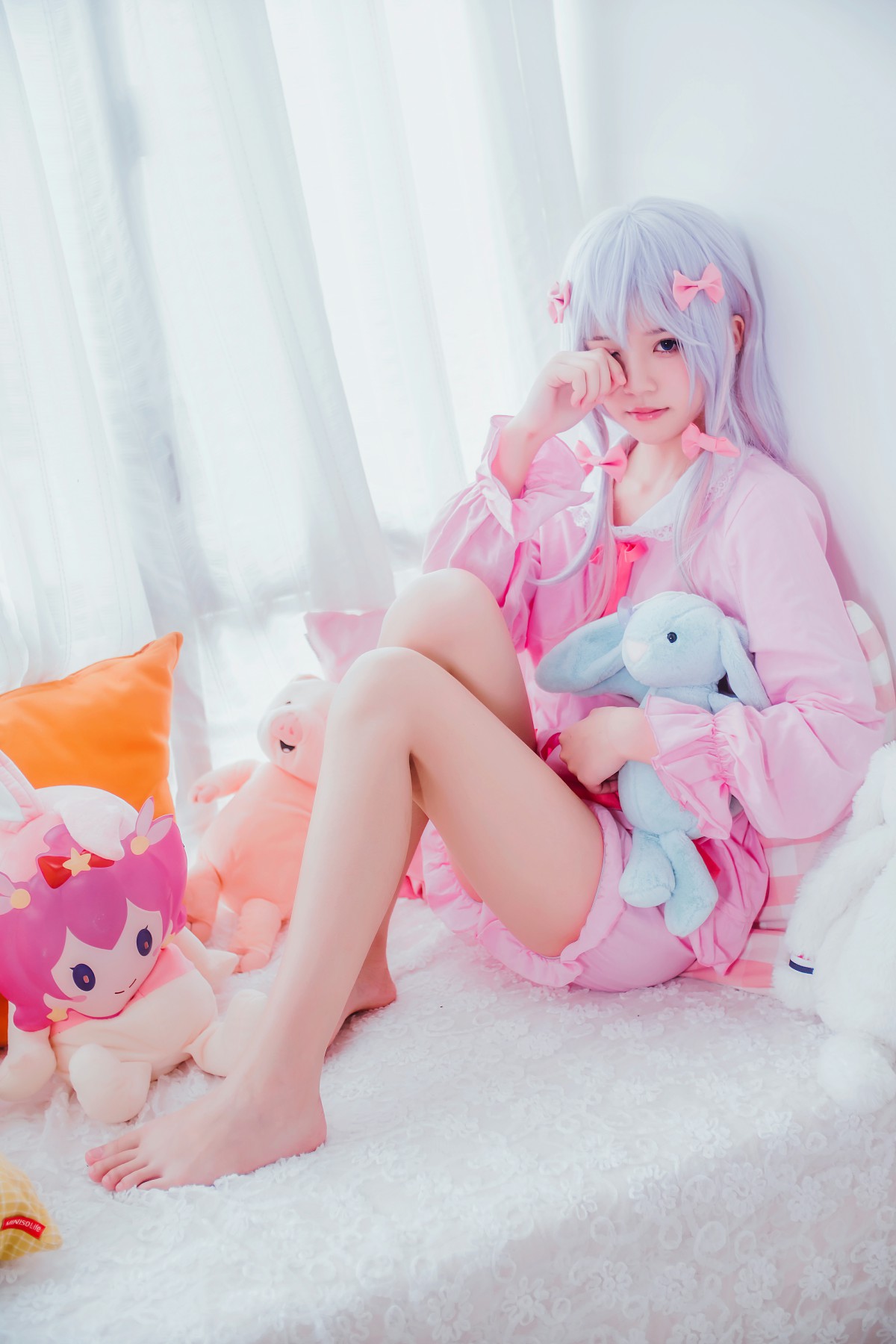 萝莉风COS桜桃喵–纱雾COS-COSPLAY