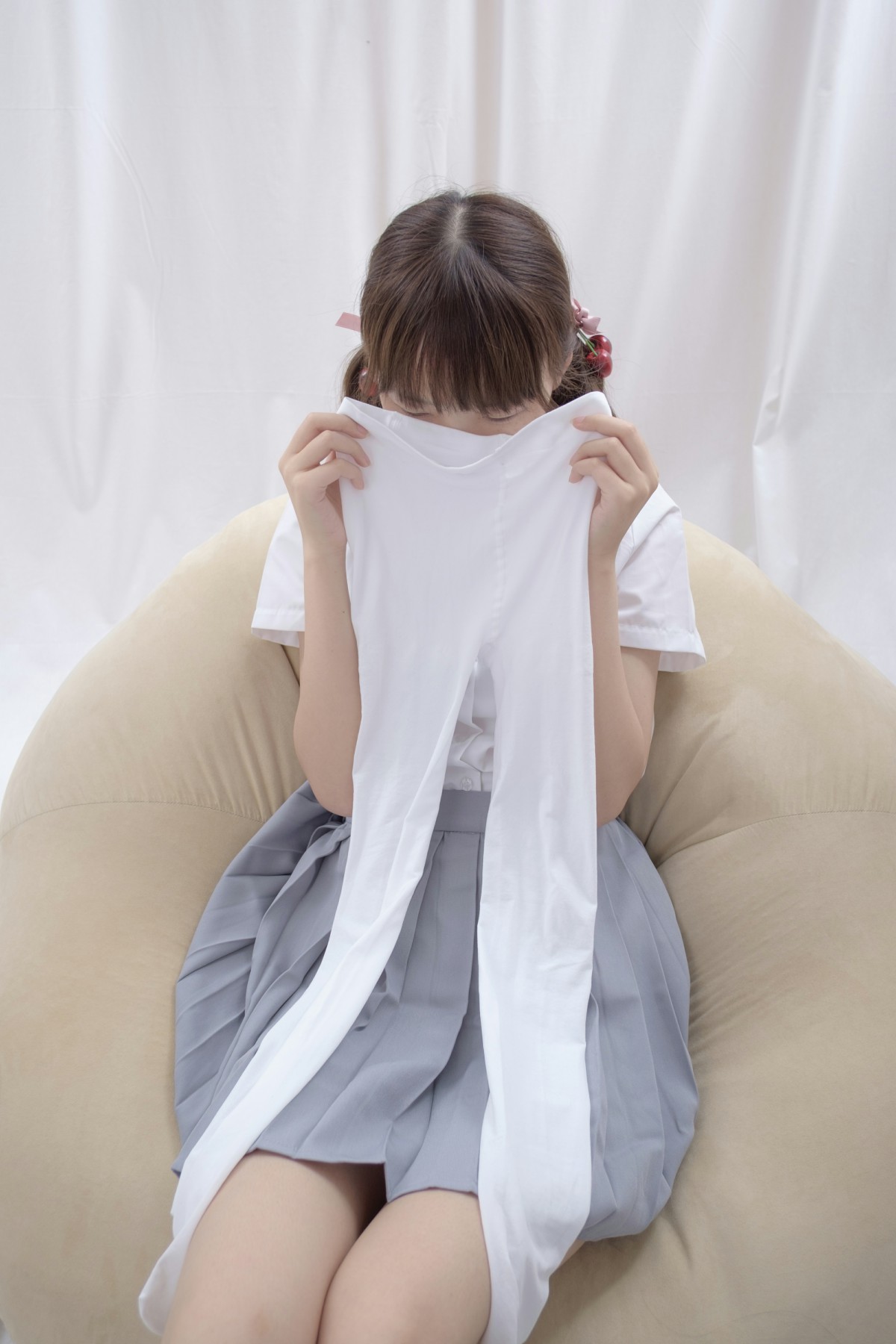 [森萝财团]R15-025白丝足控-COSPLAY