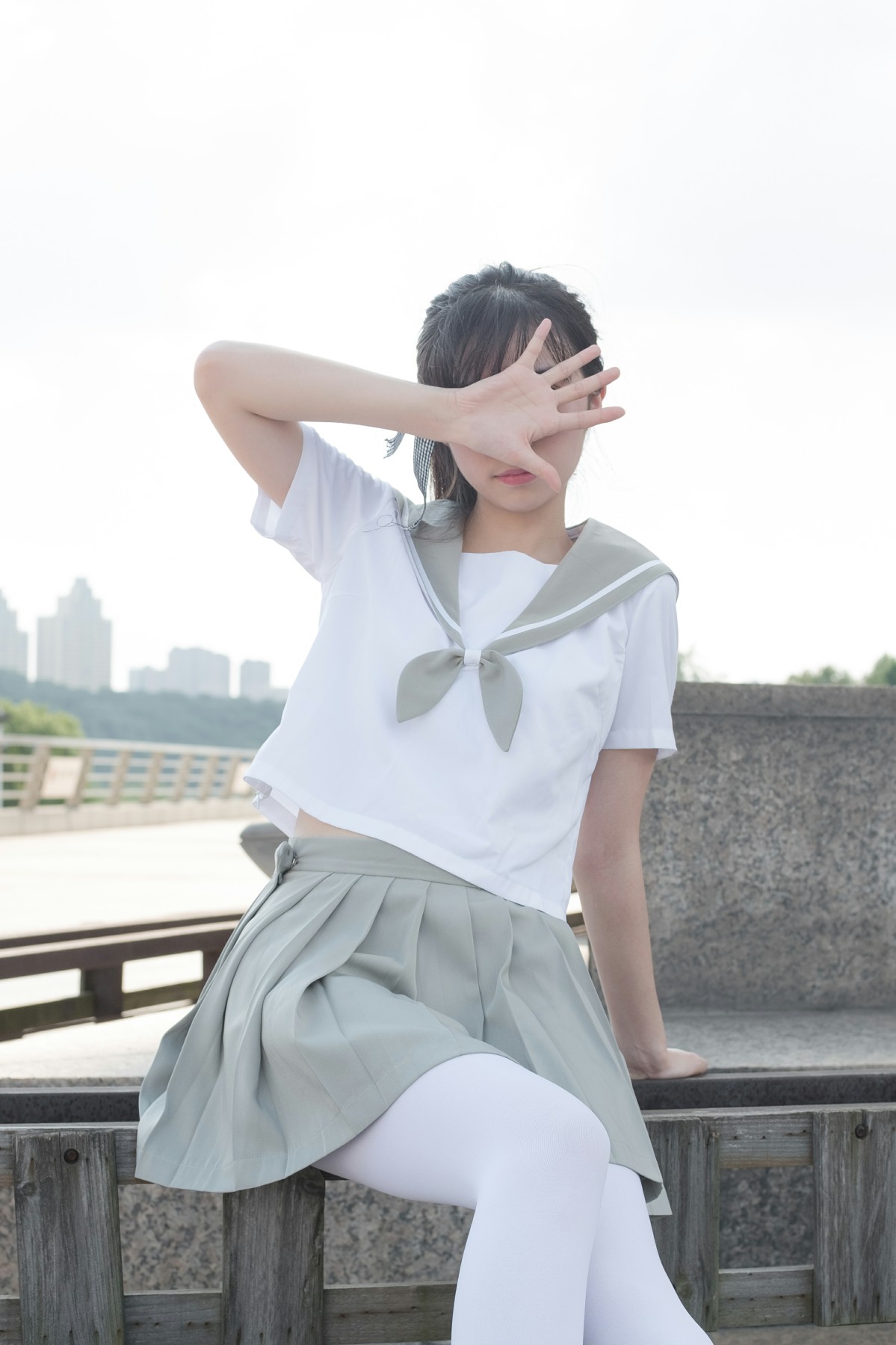 [森萝财团]R15-026JK白丝户外-COSPLAY