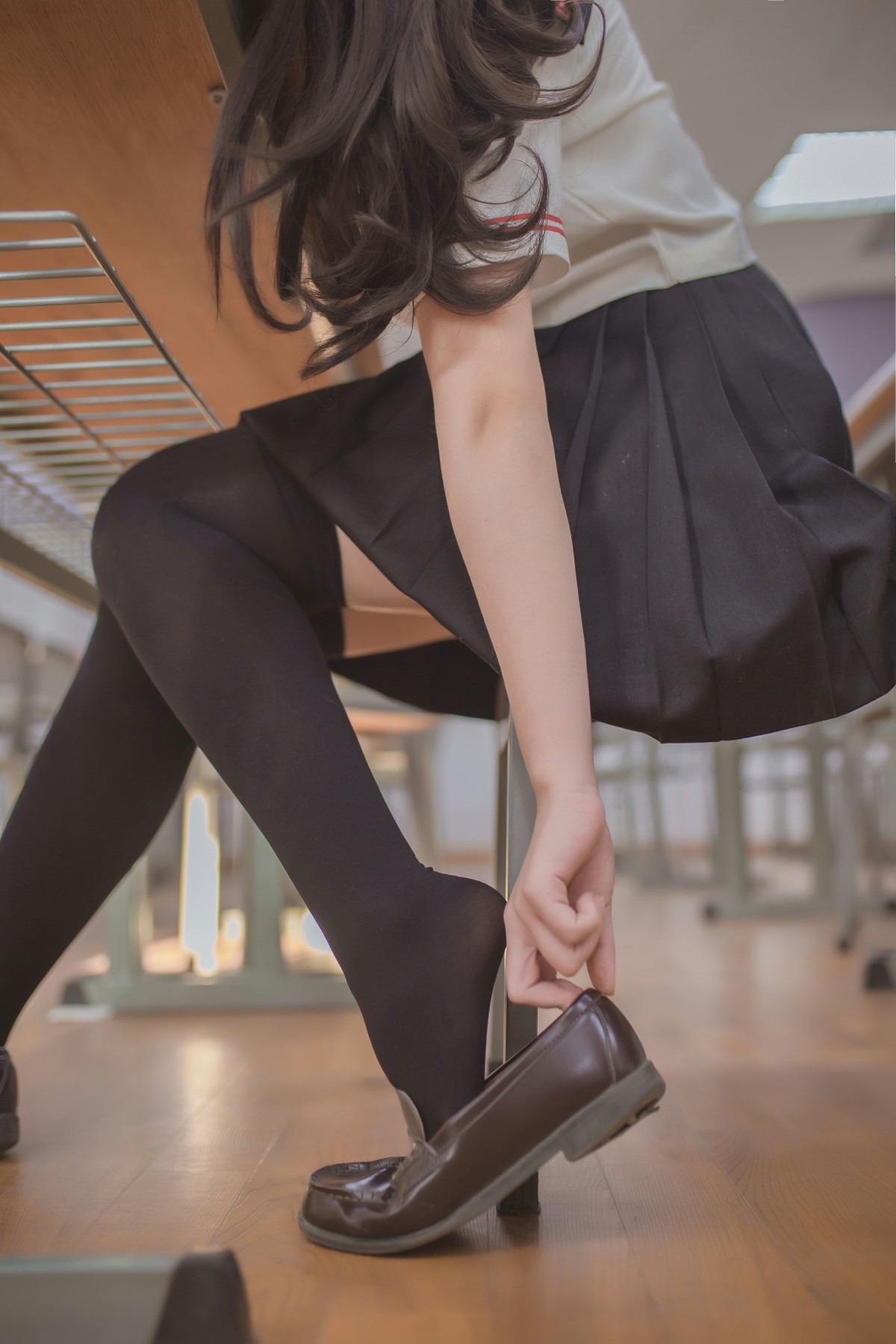 性感人气COSERYoko宅夏Cos–黑丝JK-COSPLAY