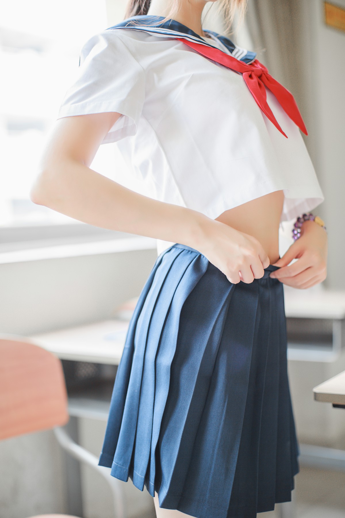 COS美女疯猫ss–同桌的水手服-COSPLAY