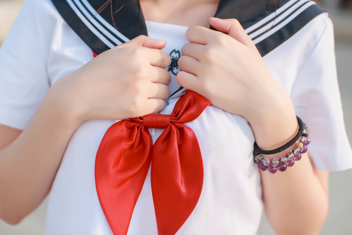 COS美女疯猫ss–同桌的水手服-COSPLAY