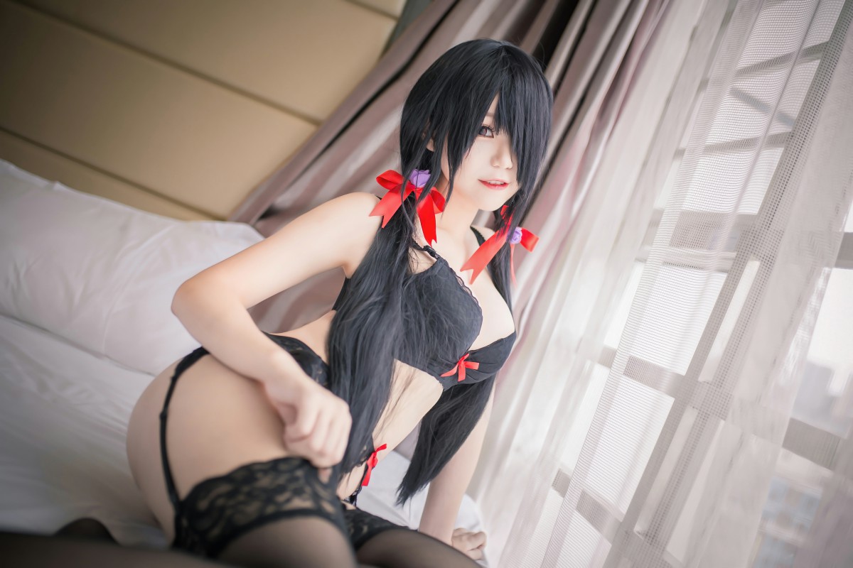 性感人气COSERYoko宅夏Cos–狂三内衣-COSPLAY