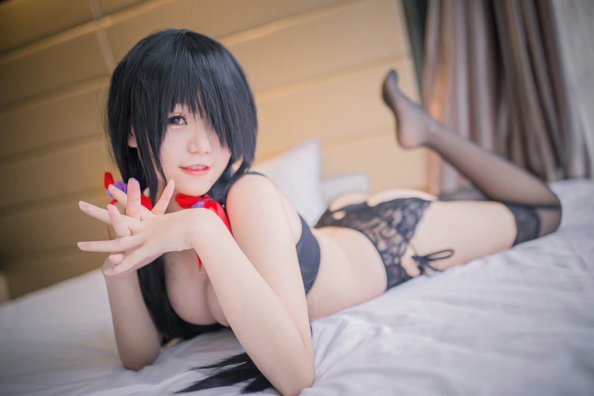 性感人气COSERYoko宅夏Cos–狂三内衣-COSPLAY