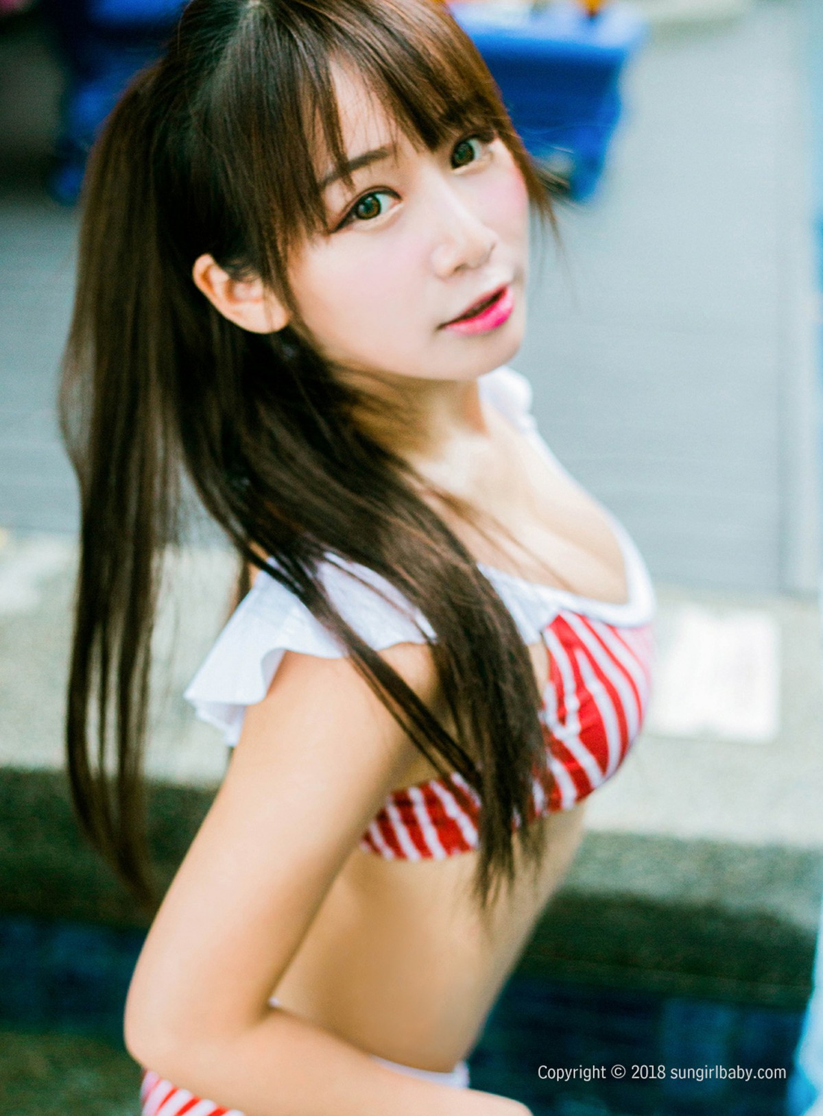 [SUNGIRL阳光宝贝]NO005甜心爆乳系女孩！超甜美写真机机Shacy-COSPLAY