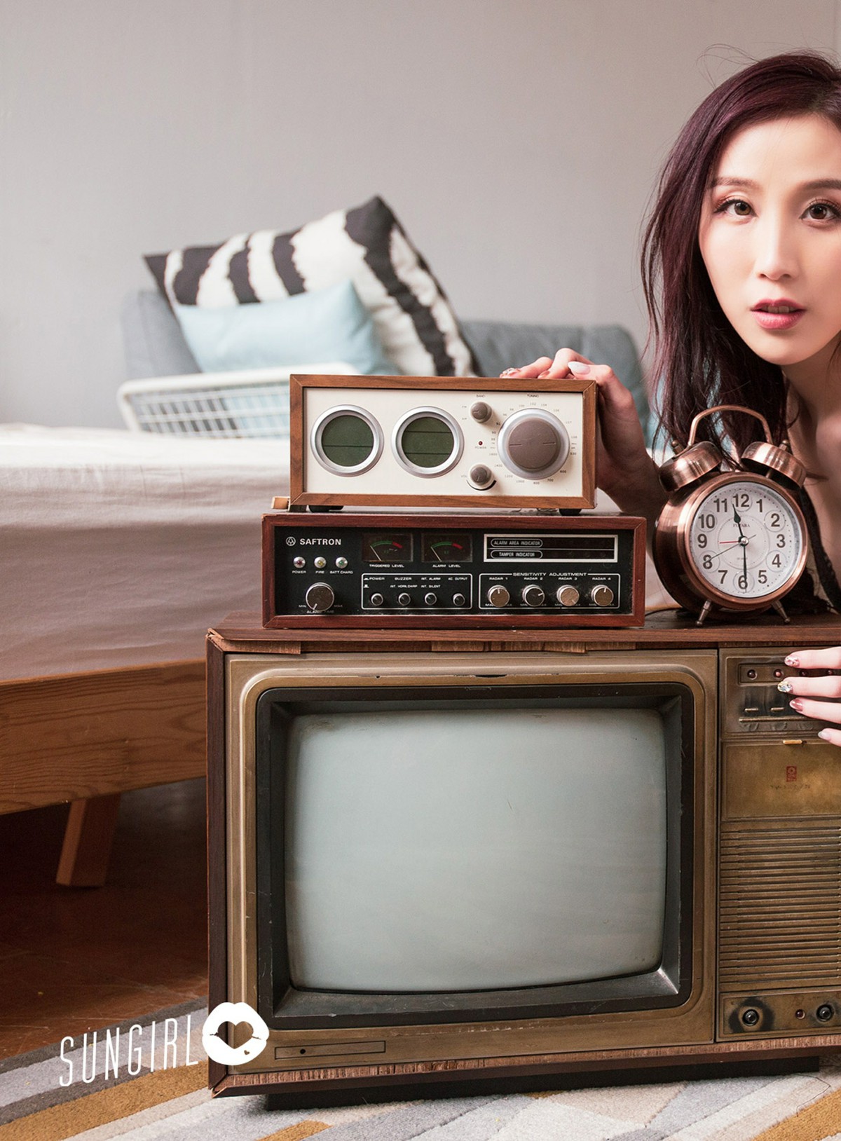 [SUNGIRL阳光宝贝]NO009黑色诱惑！蔓蔓宠爱你写真黄蔓蔓Irenea-COSPLAY