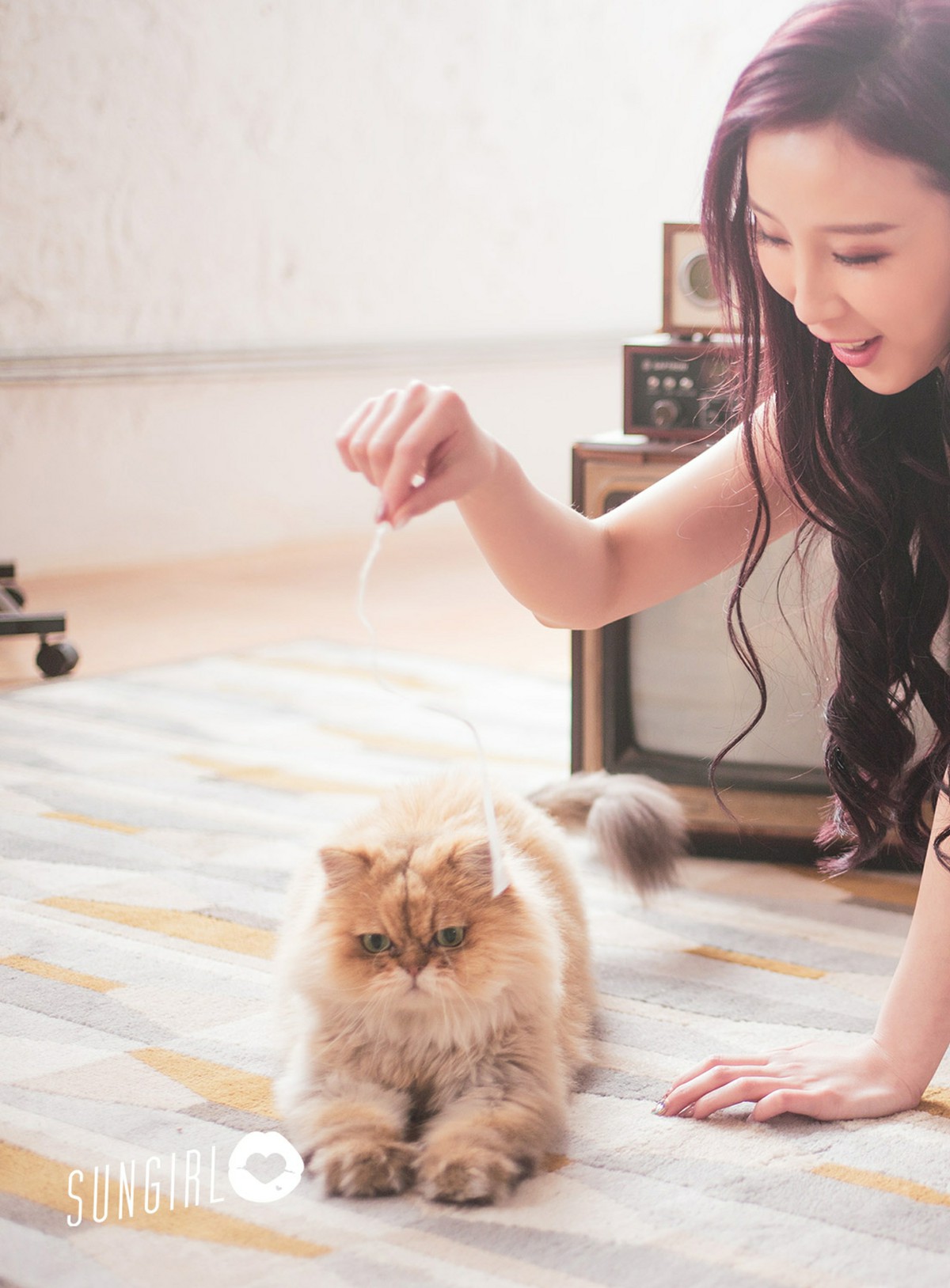 [SUNGIRL阳光宝贝]NO009黑色诱惑！蔓蔓宠爱你写真黄蔓蔓Irenea-COSPLAY