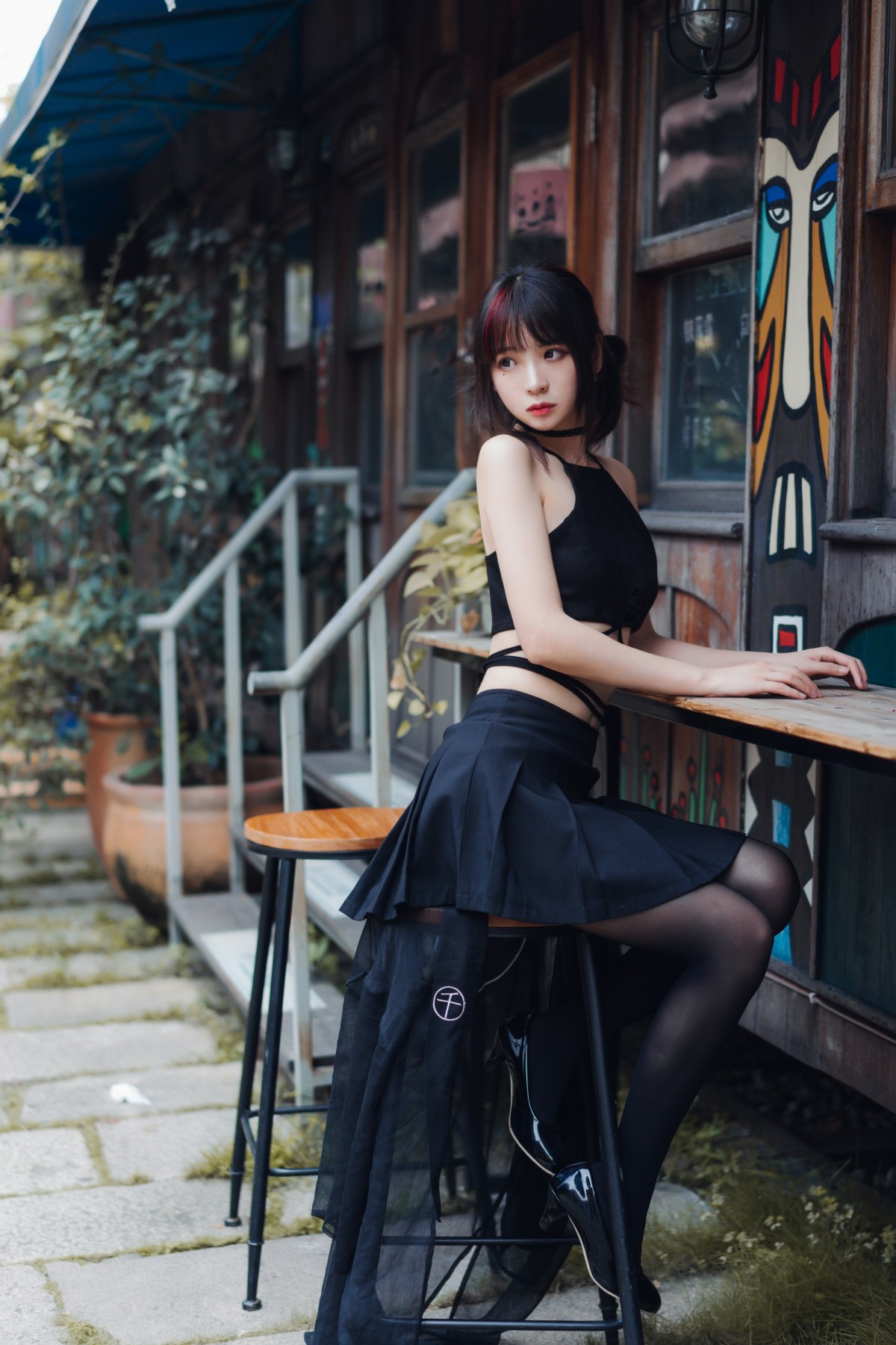 疯猫ss–黑丝复古-COSPLAY