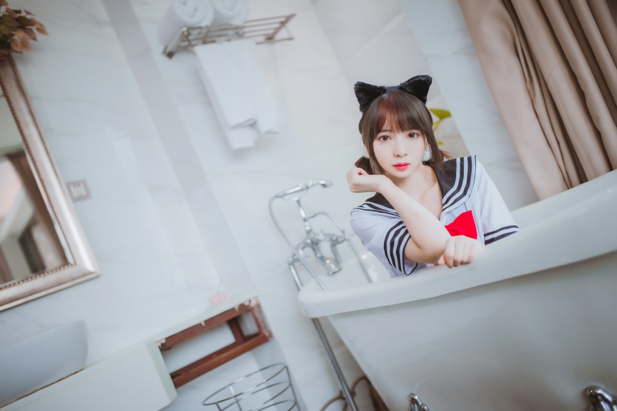 疯猫ss-浴缸-COSPLAY