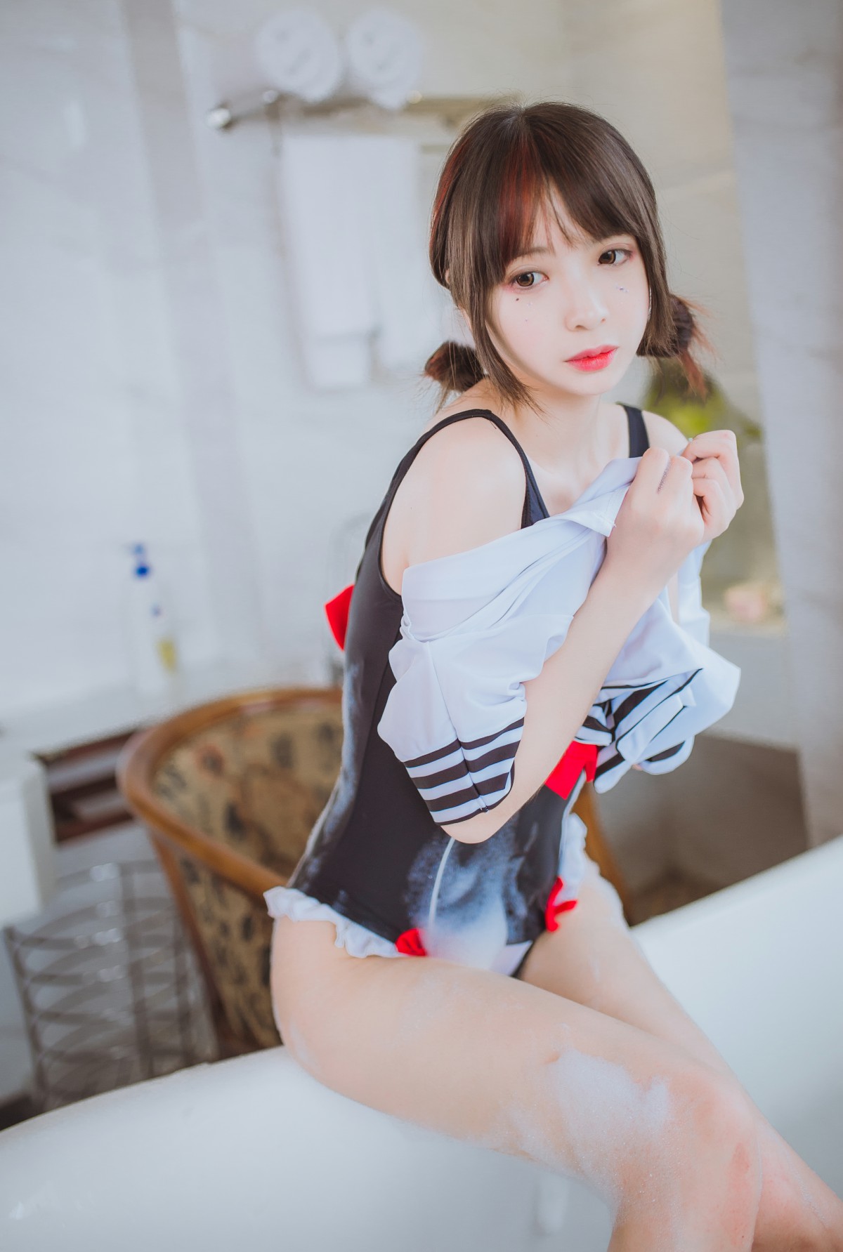 疯猫ss-浴缸-COSPLAY