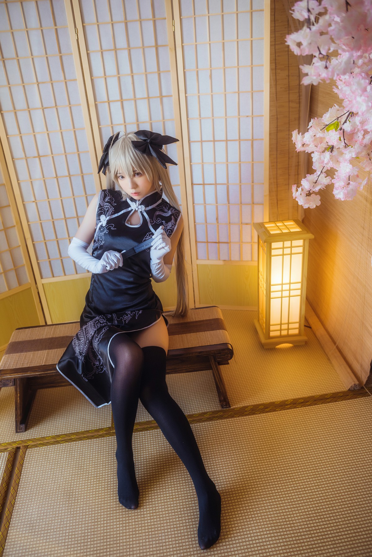 疯猫ss-穹妹旗袍-COSPLAY