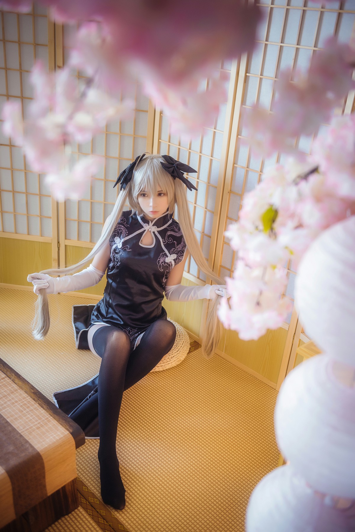疯猫ss-穹妹旗袍-COSPLAY