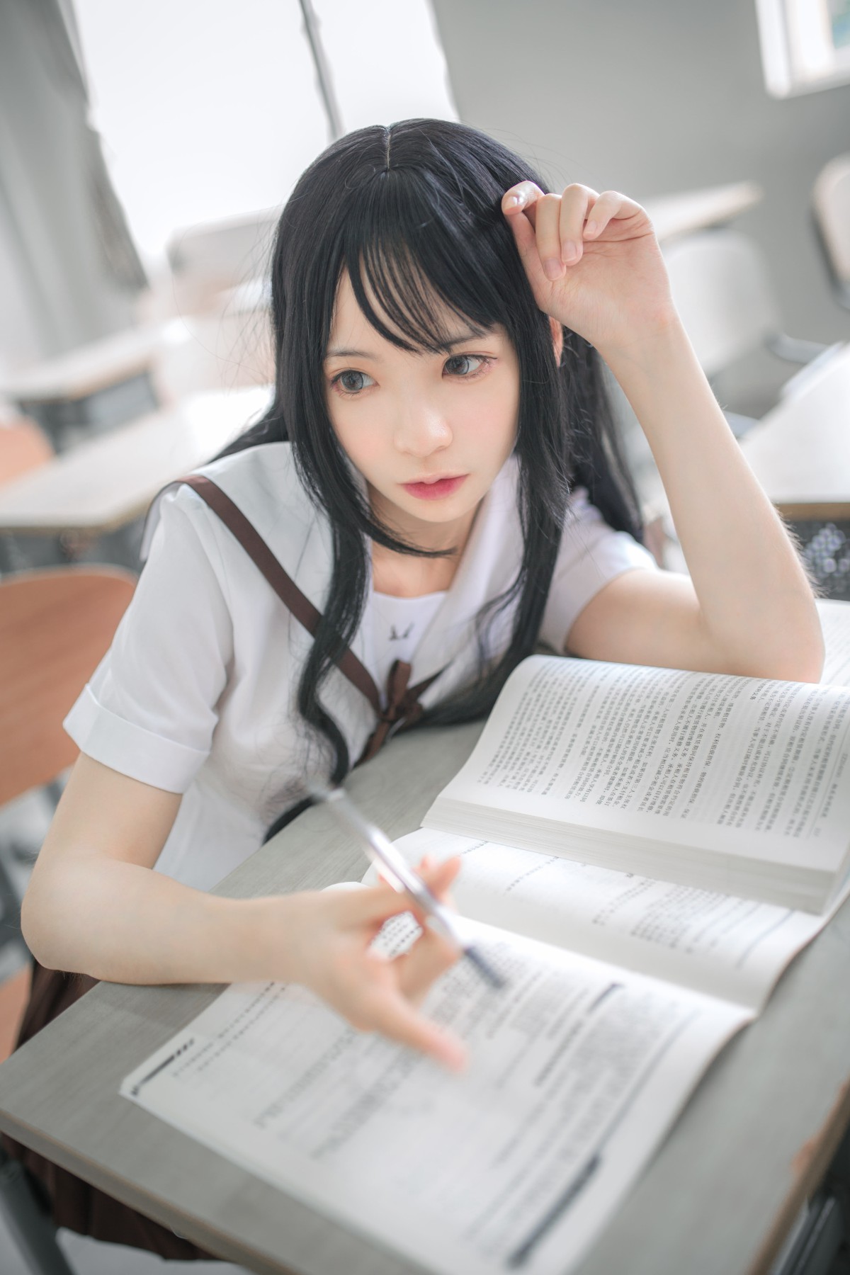 疯猫ss-棕裙-COSPLAY