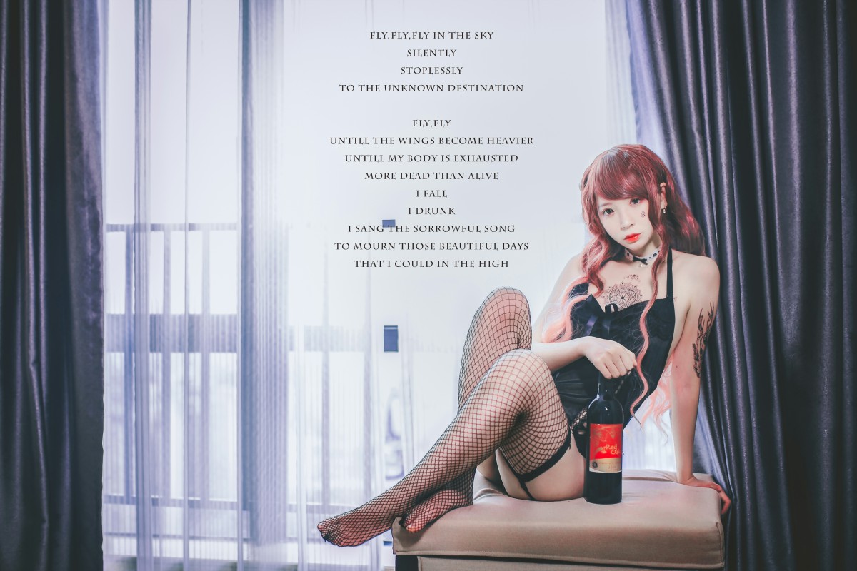 疯猫ss-黑色吊带袜-COSPLAY