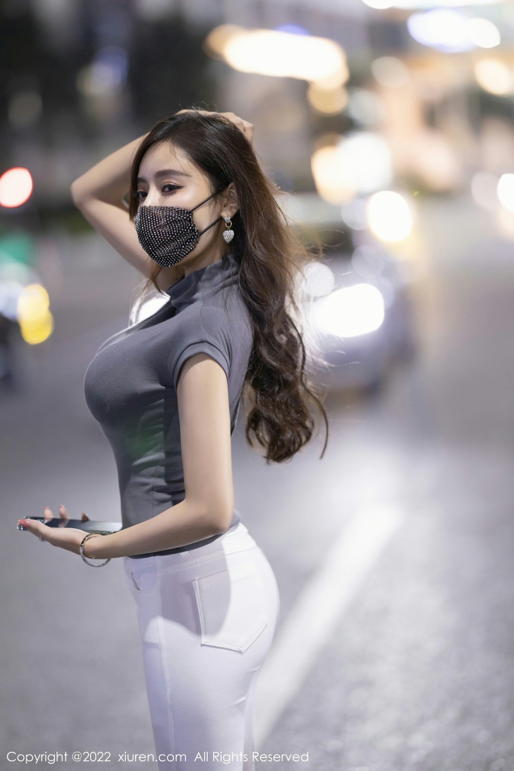 [XiuRen秀人网]No4621王馨瑶yanni白色长裤-[秀人套图]