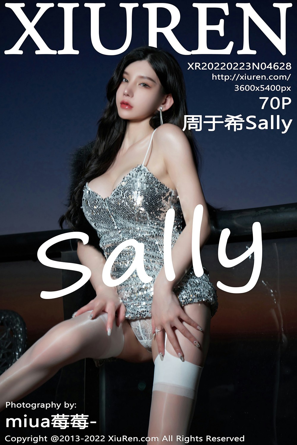 [XiuRen秀人网]No4628周于希Sally银色吊带裙-[秀人套图]