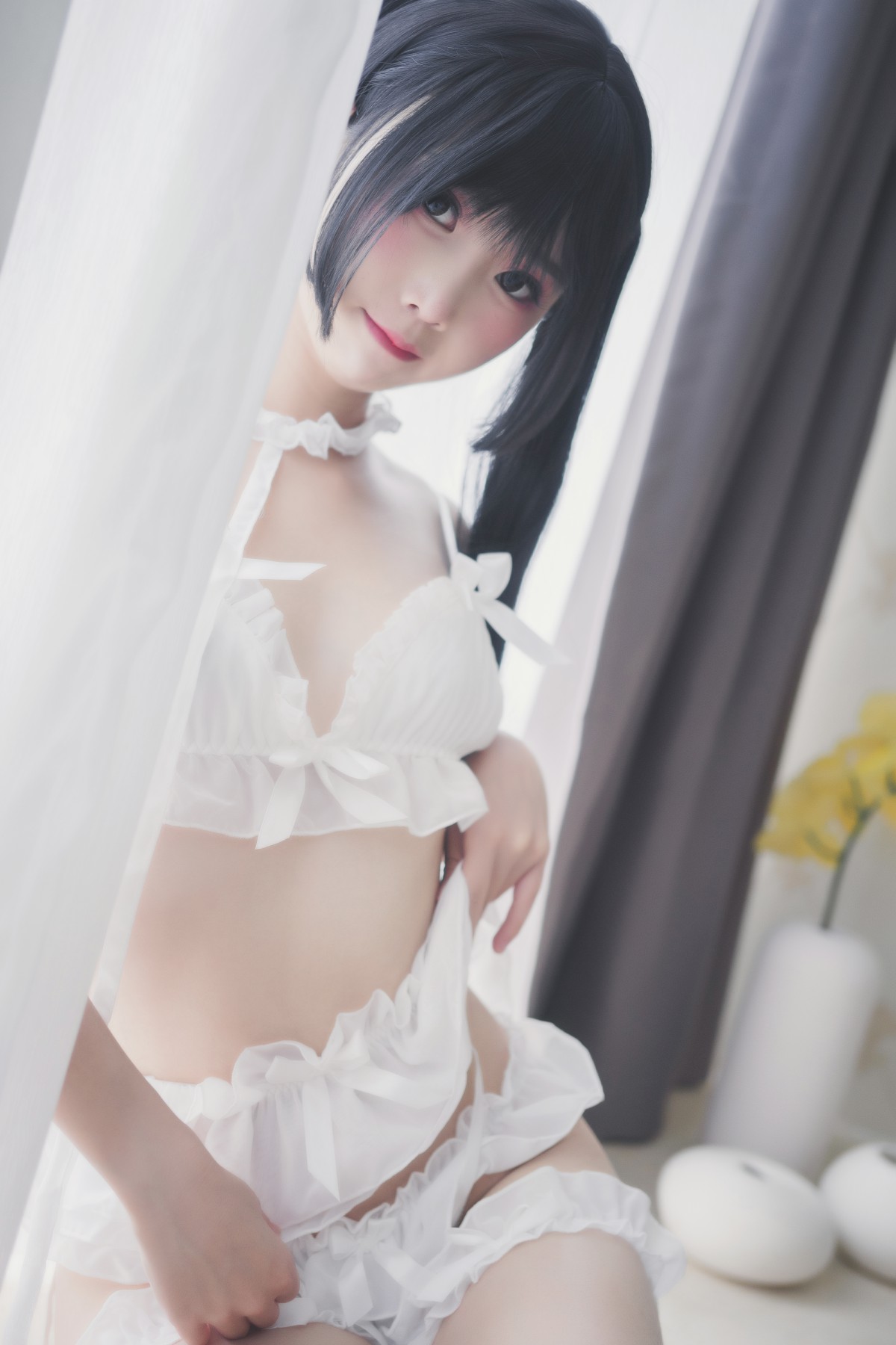 [Cosplay]面饼仙儿–脑内少女白内衣-COSPLAY