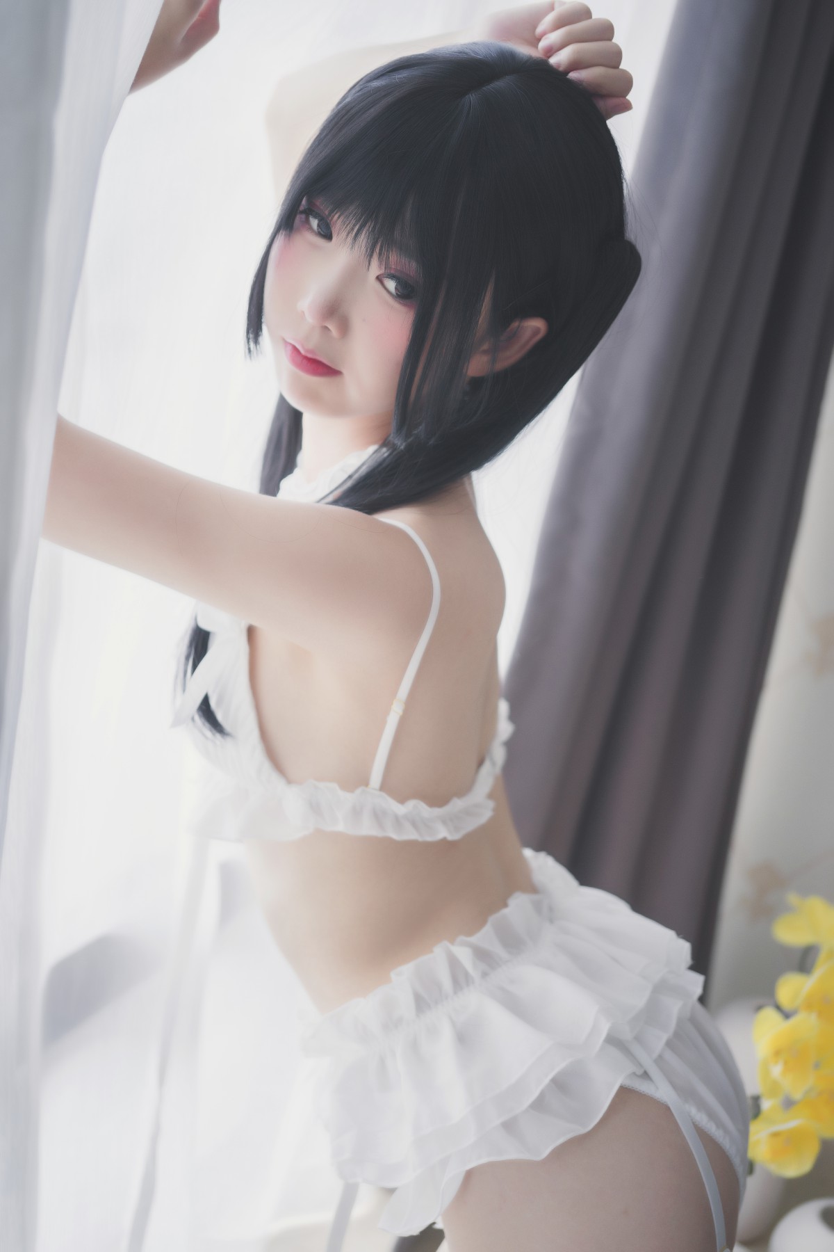 [Cosplay]面饼仙儿–脑内少女白内衣-COSPLAY