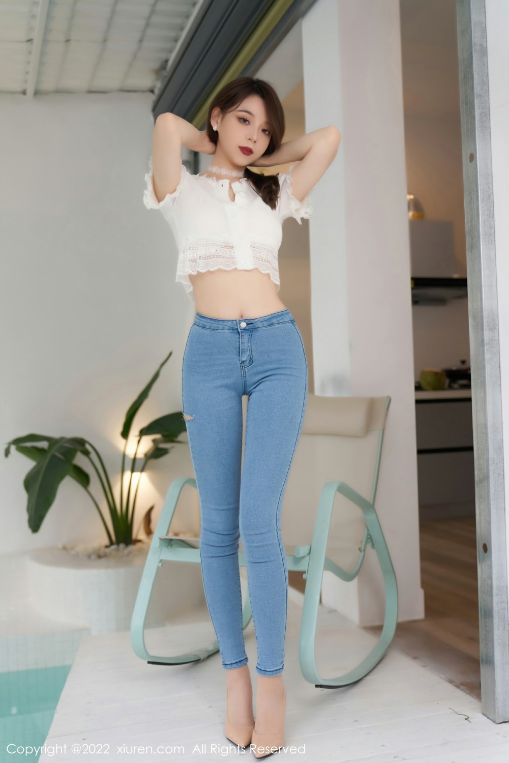 [XiuRen秀人网]No4633言沫性感牛仔裤-[秀人套图]