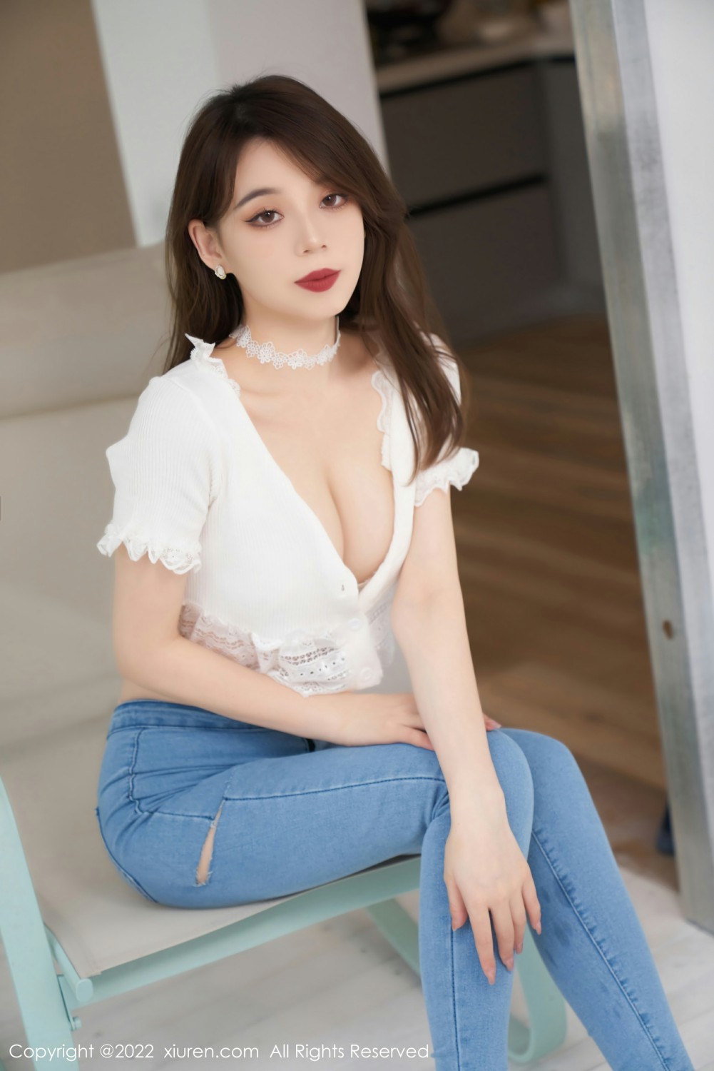 [XiuRen秀人网]No4633言沫性感牛仔裤-[秀人套图]