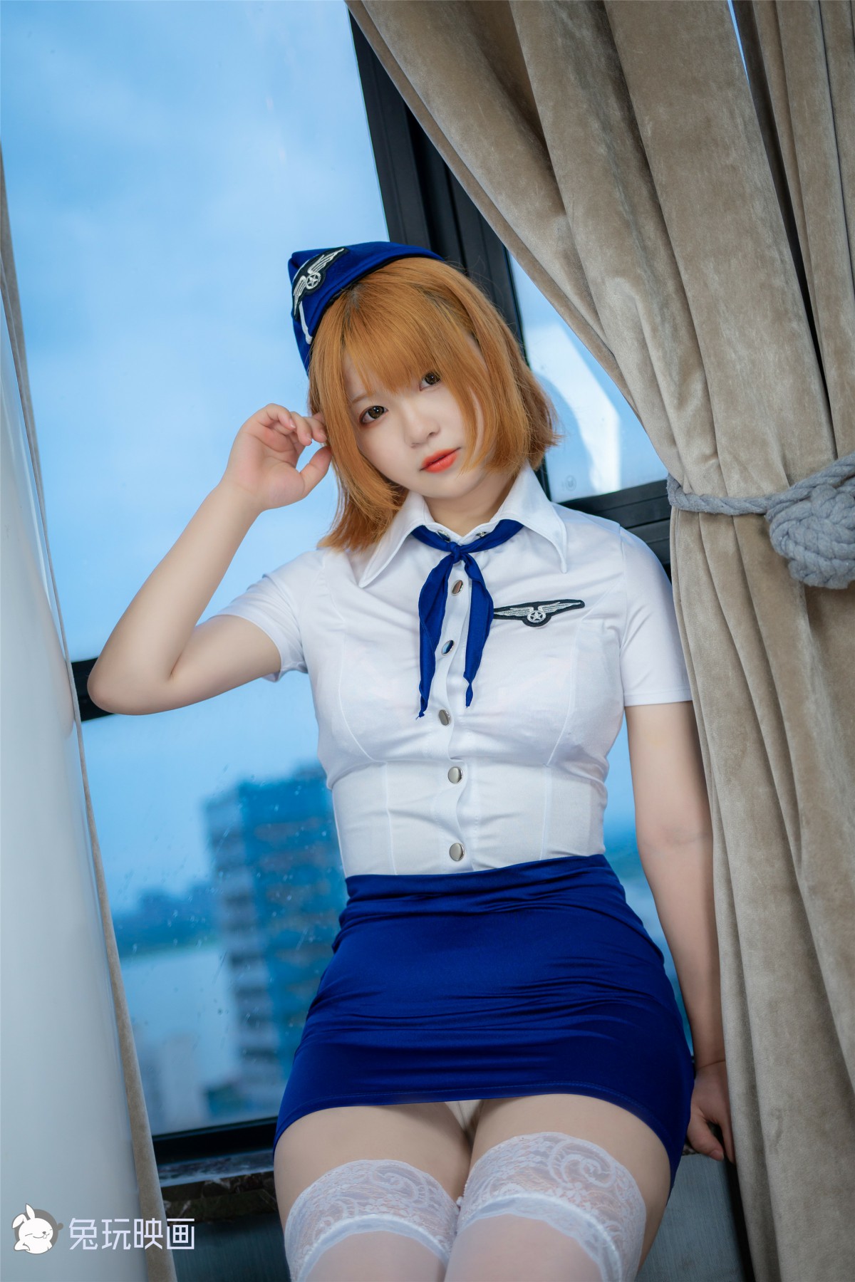 兔玩映画系列Vol058醉酒空姐-COSPLAY