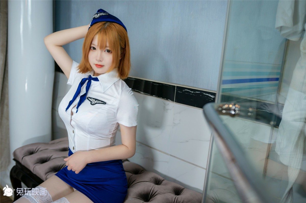 兔玩映画系列Vol058醉酒空姐-COSPLAY