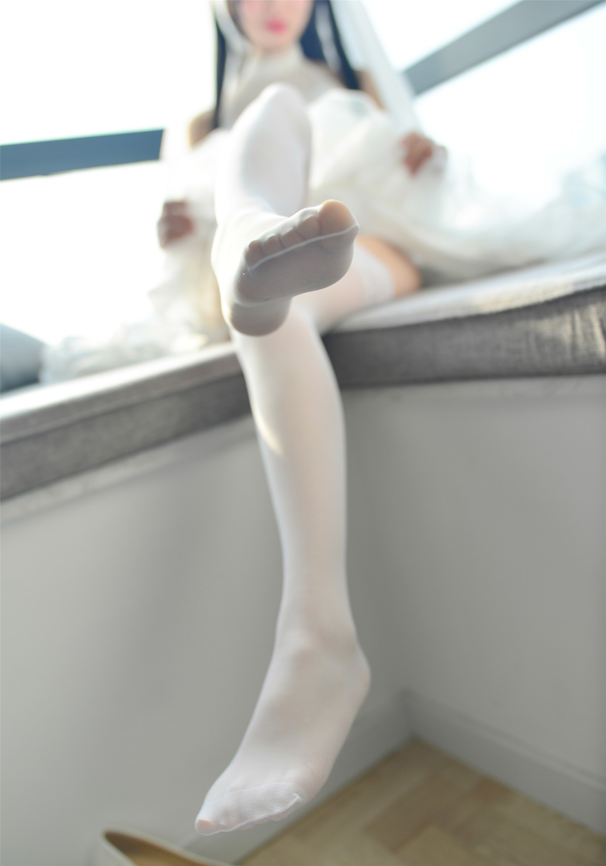 Cos小姐姐雪琪-爱宕高跟美腿与婚纱-COSPLAY