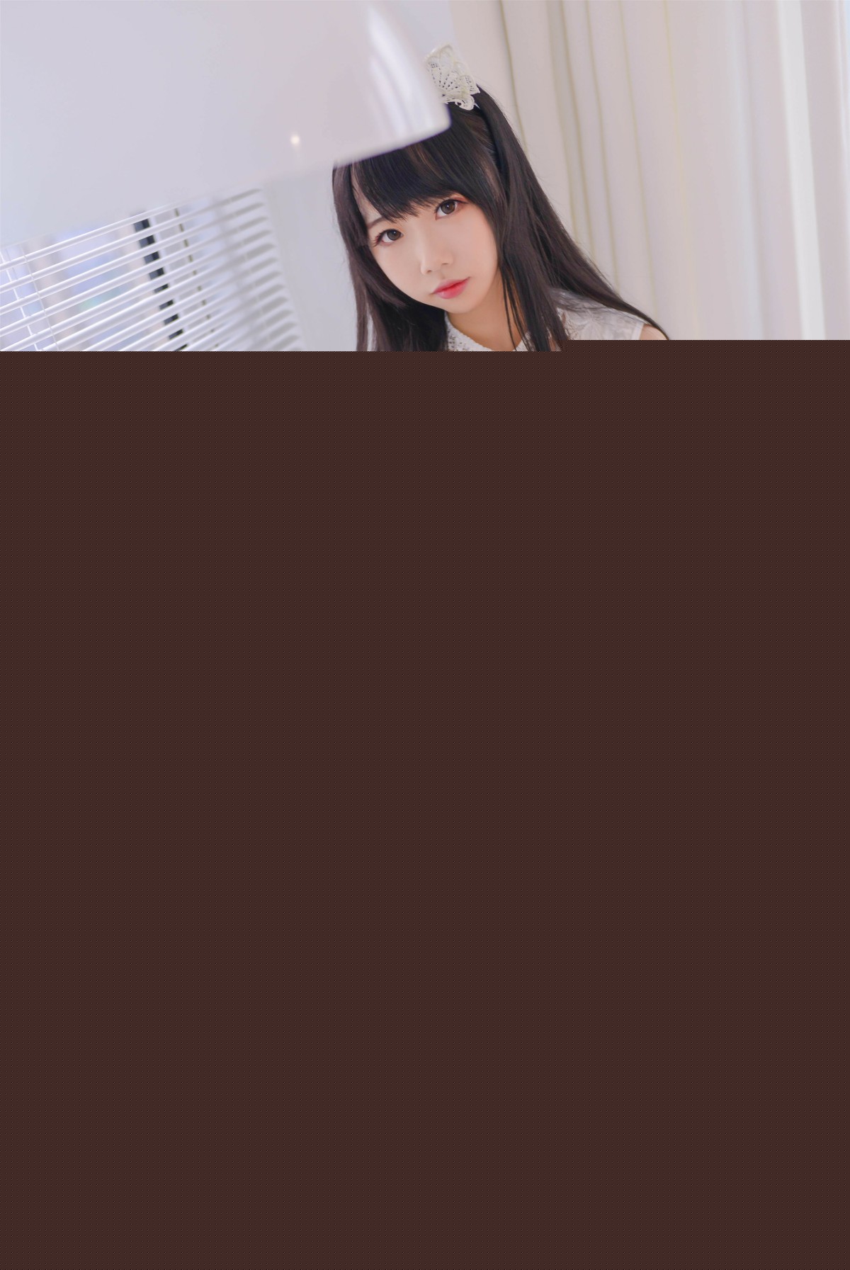 Cos小姐姐雪琪–猫系少女白猫-COSPLAY