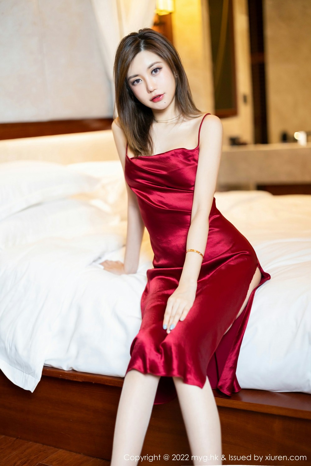 [MyGirl美媛馆]VOL630绮里嘉ula吊带长裙-[秀人套图]