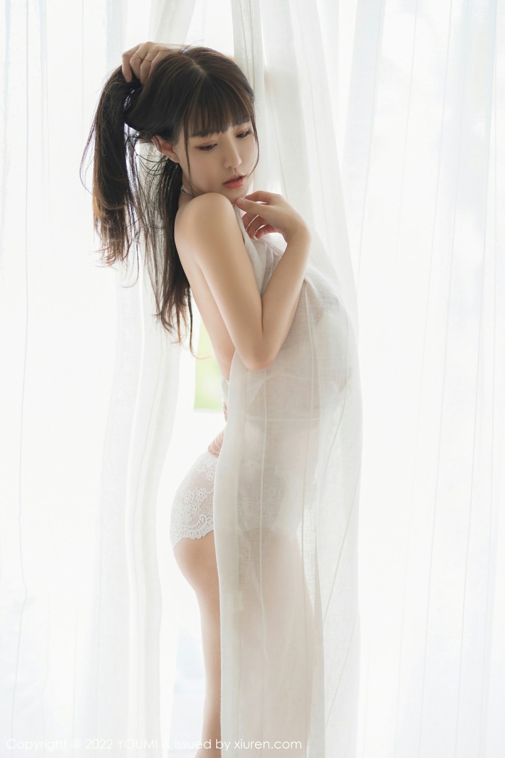 [YOUMI尤蜜荟]VOL759朱可儿Flora黑色短裙-[秀人套图]