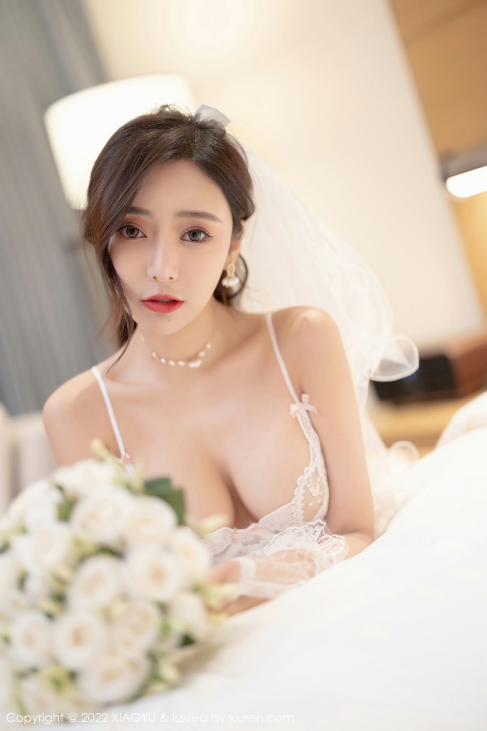[XIAOYU语画界]VOL733王馨瑶yanni白色婚纱-[秀人套图]
