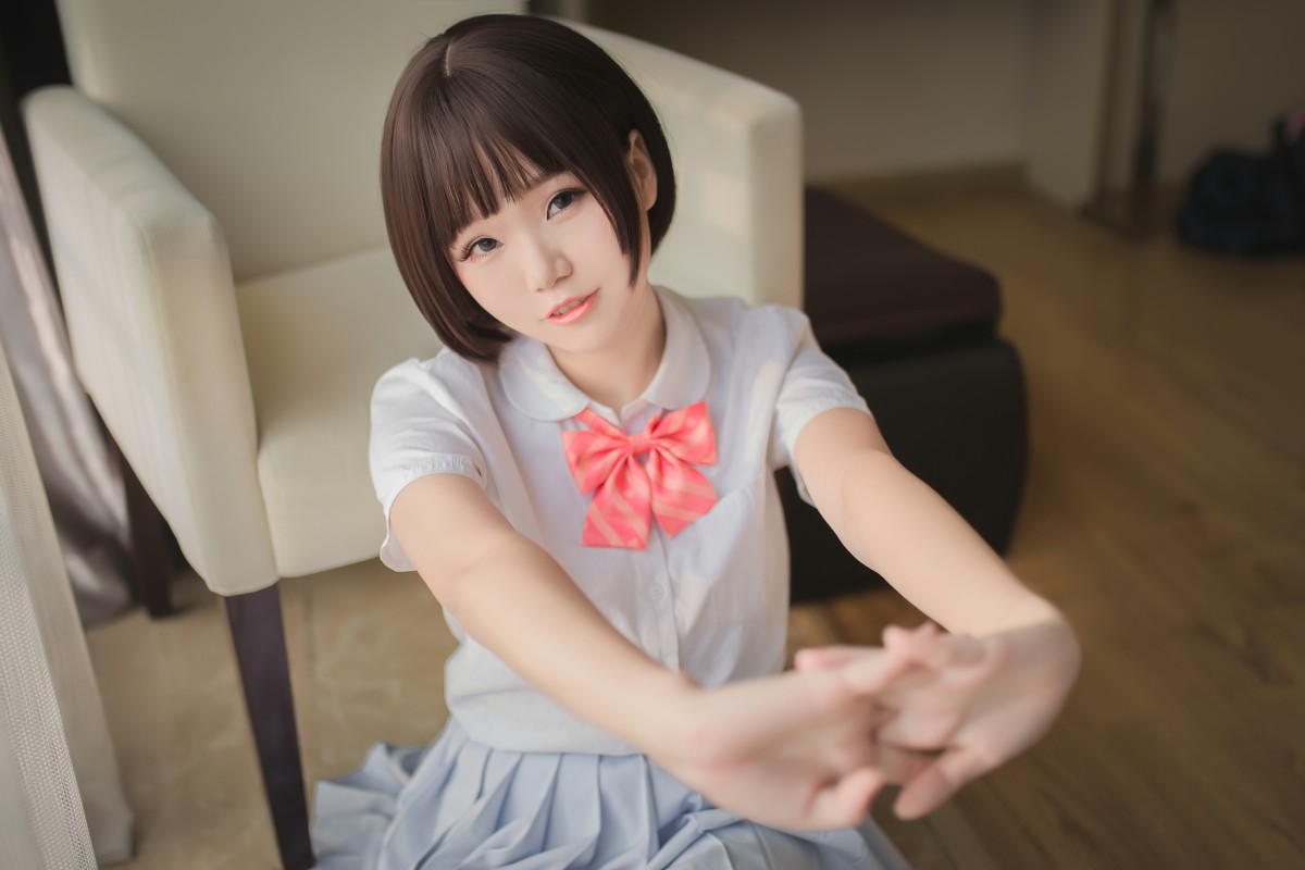 [Yoko宅夏Cos]一号写真本白丝-COSPLAY