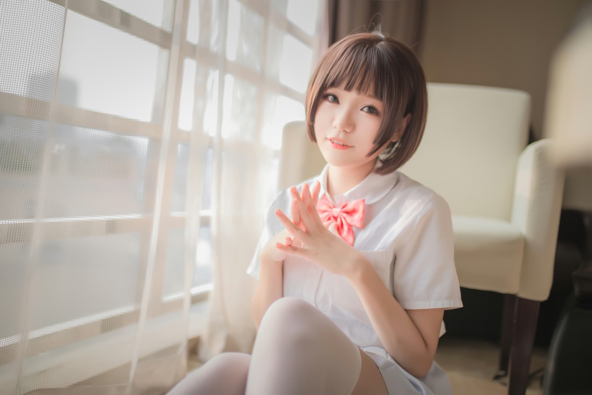 [Yoko宅夏Cos]一号写真本白丝-COSPLAY