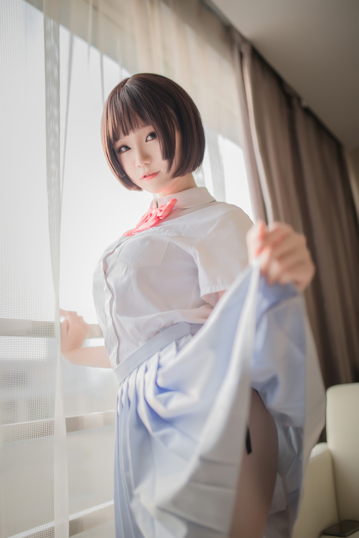 [Yoko宅夏Cos]一号写真本白丝-COSPLAY