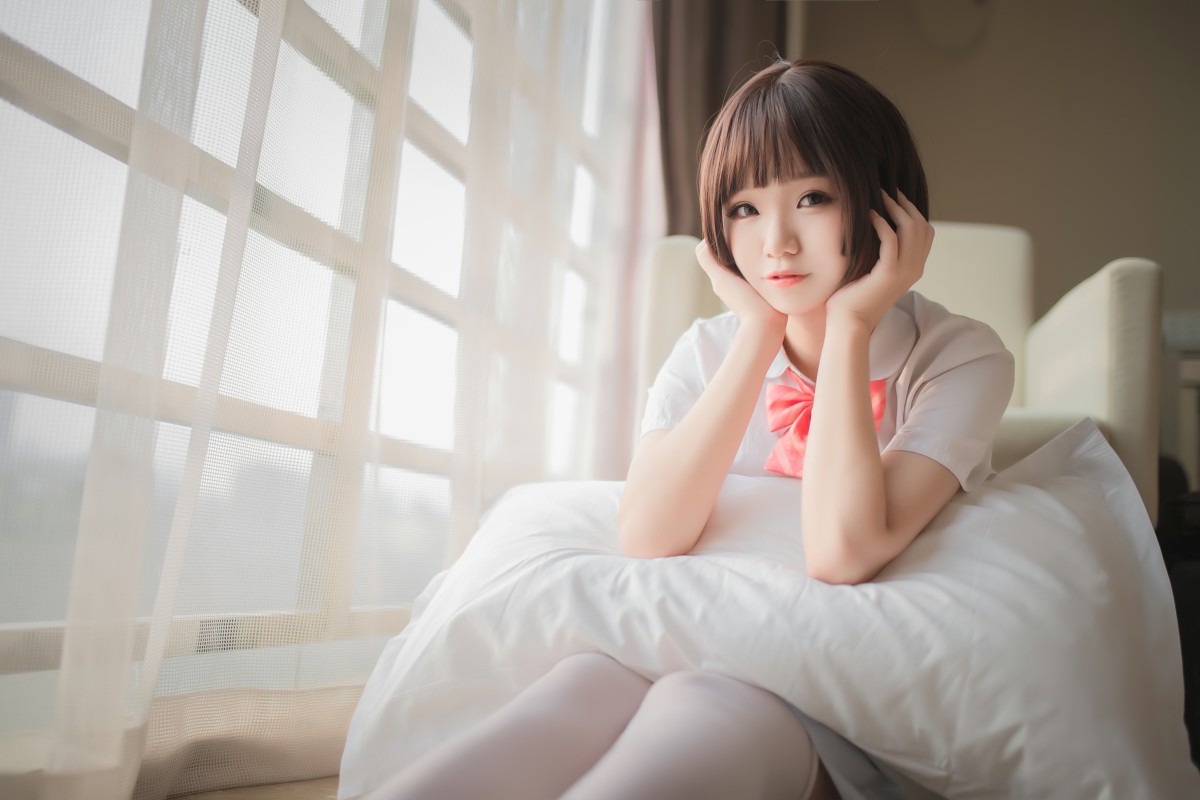 [Yoko宅夏Cos]一号写真本白丝-COSPLAY