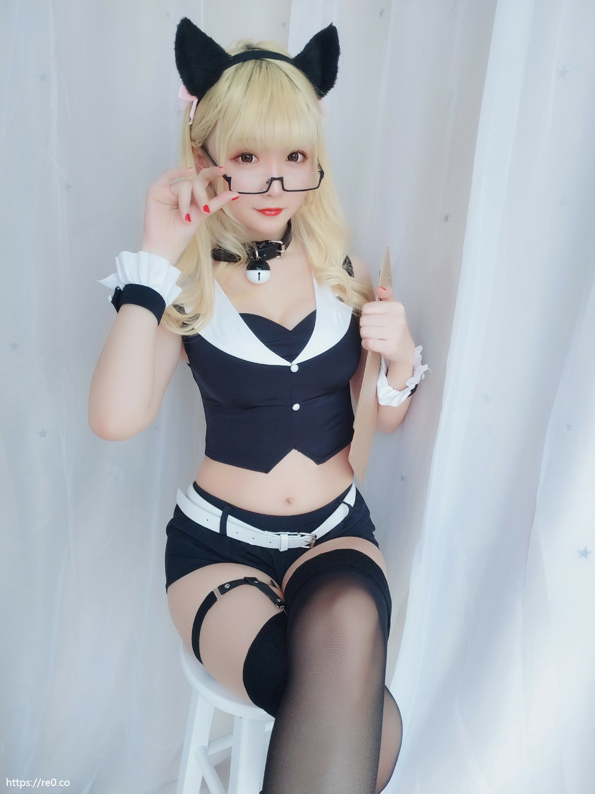 星之迟迟VOL5恶女秘书包咕哒子音乐会猫耳秘书-COSPLAY