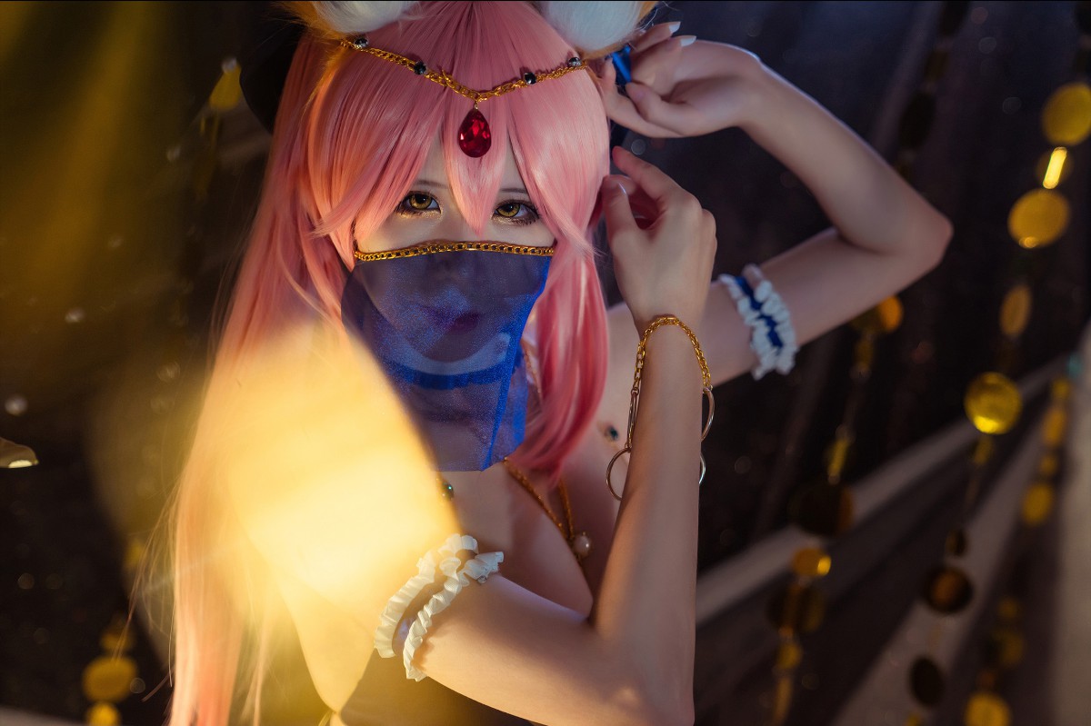 [Cosplay]Fate玉藻前舞娘泳装-COSPLAY